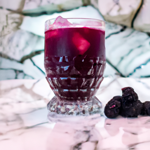 Blackberry Sour Cocktail