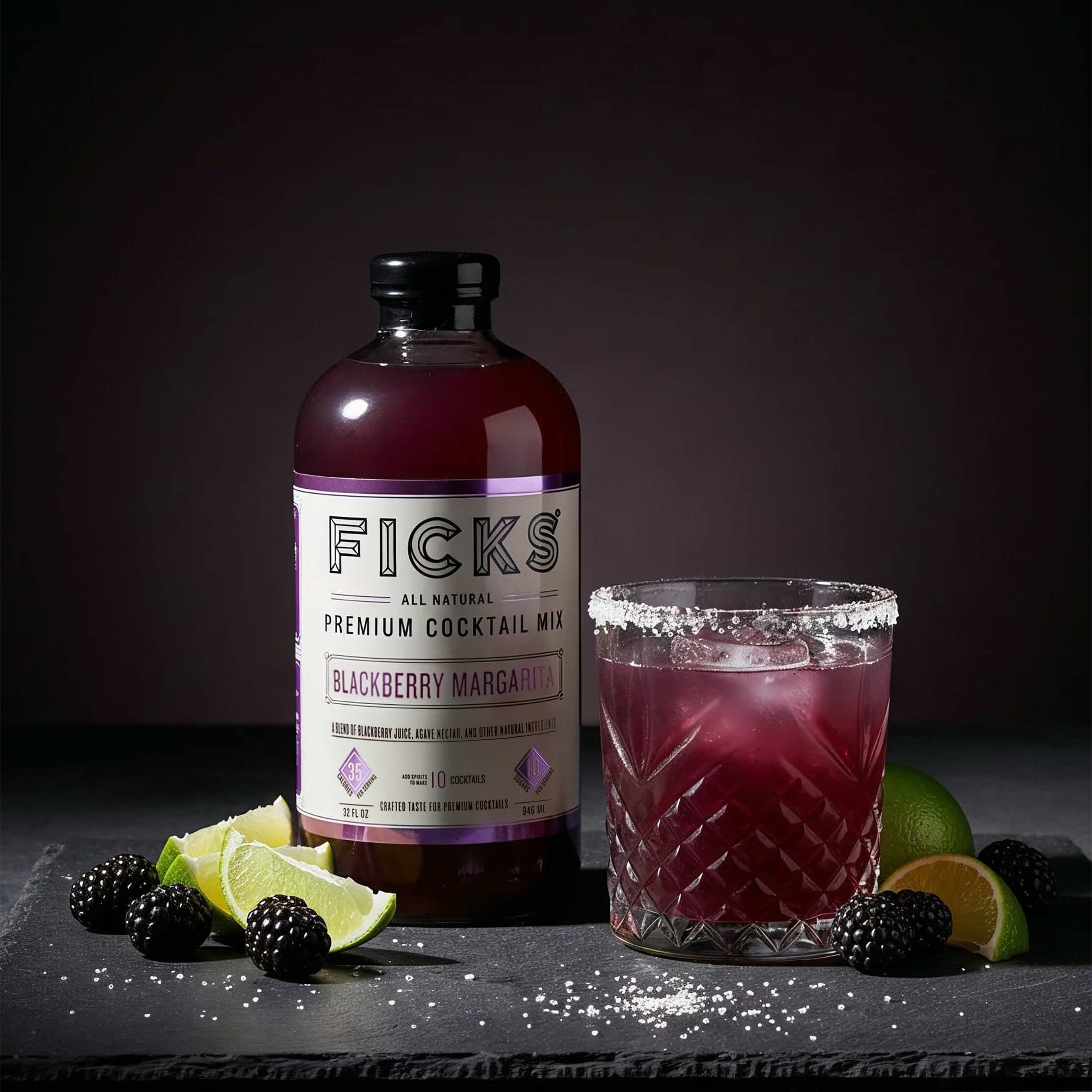 FICKS Premium Blackberry Margarita Mix – Ficks Beverage Co