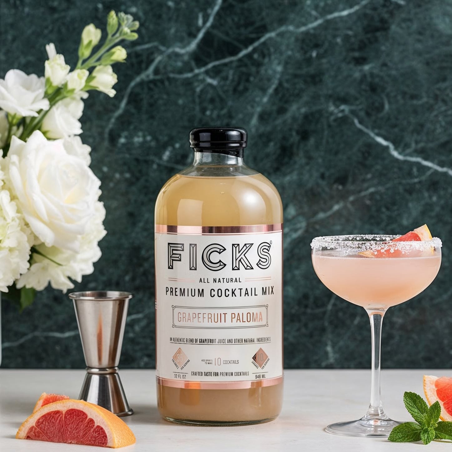 FICKS Low Sugar Paloma Cocktail Mix – Ficks Beverage Co