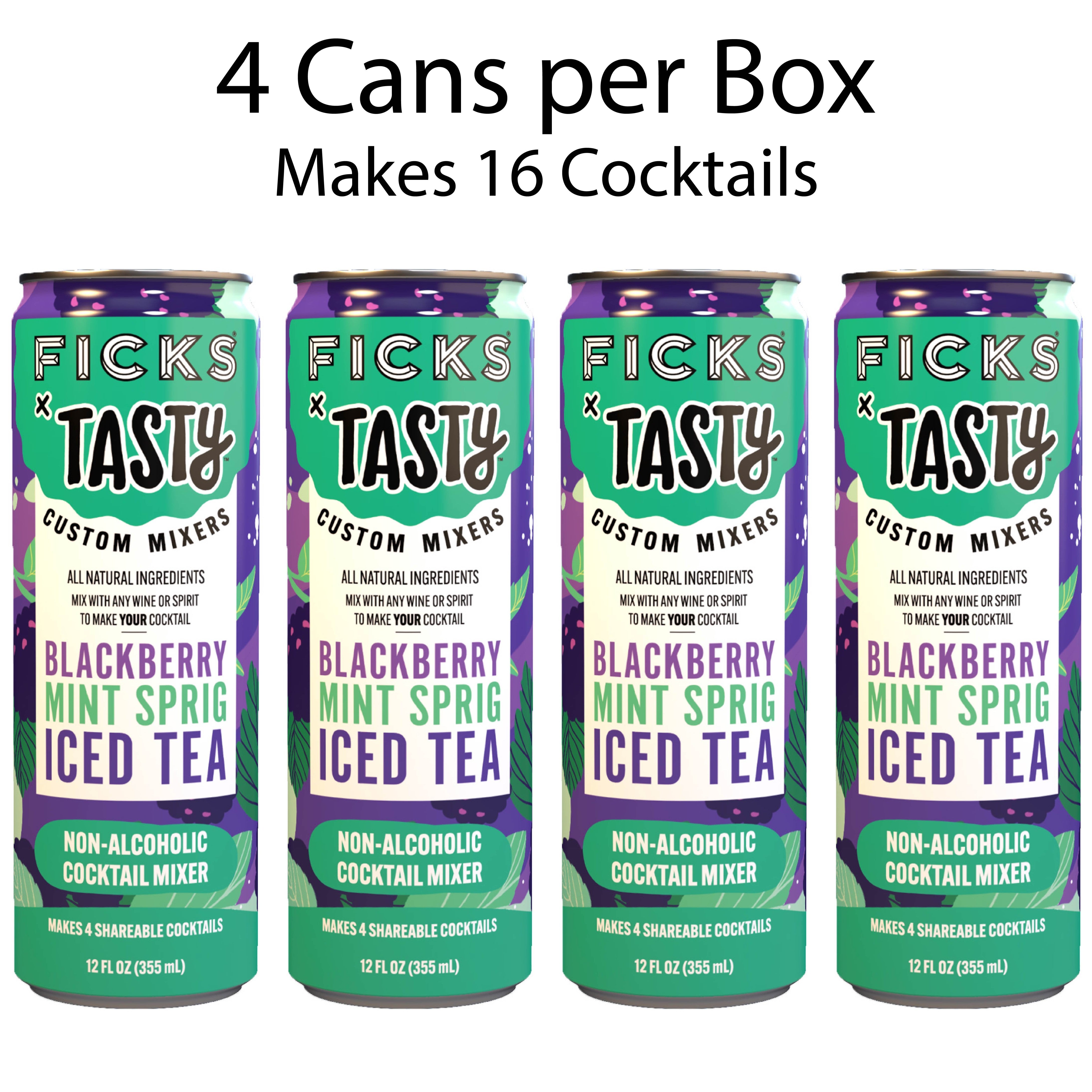 FICKS x Tasty Blackberry Mint Sprig Iced Tea
