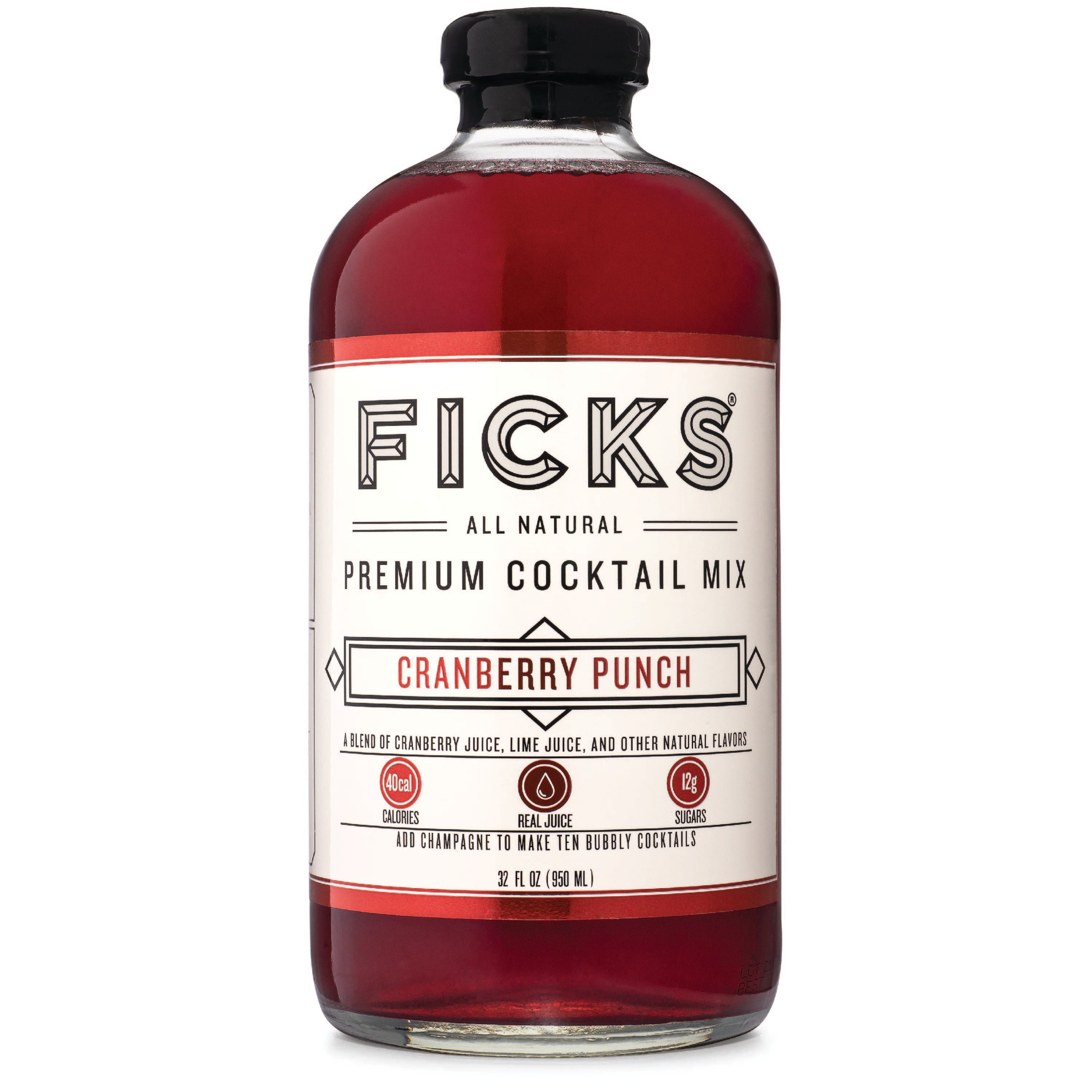 FICKS Premium Cranberry Punch Cocktail Mix
